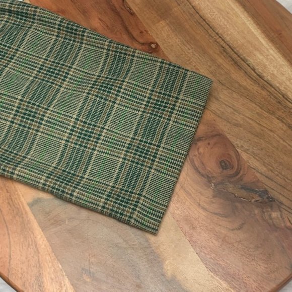 NWT Green Plaid Adult Tailored Suit Pants 30x30 - Houston White - Picture 7 of 12